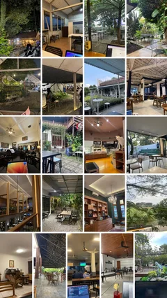 Kolase pengalaman pribadiku di kafe-kafe di Bandung